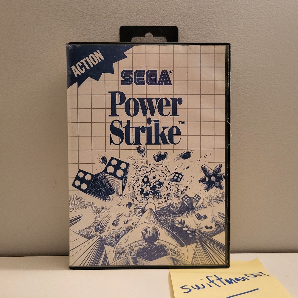 Power Strike For Sega Master System. Original. Tested. Very Rare Game